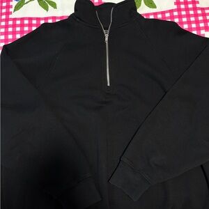 Brunette the Label Black Half Zip